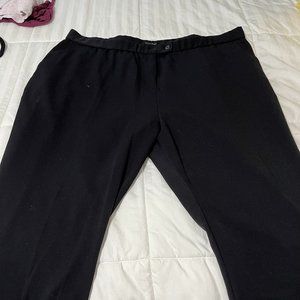 Universal Standard Black Cuffed Cigarette Pants - 22-24W